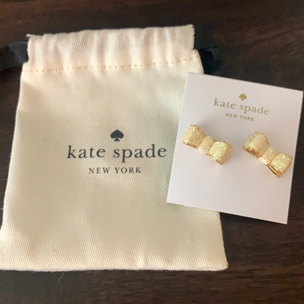 Kate spade bow earrings